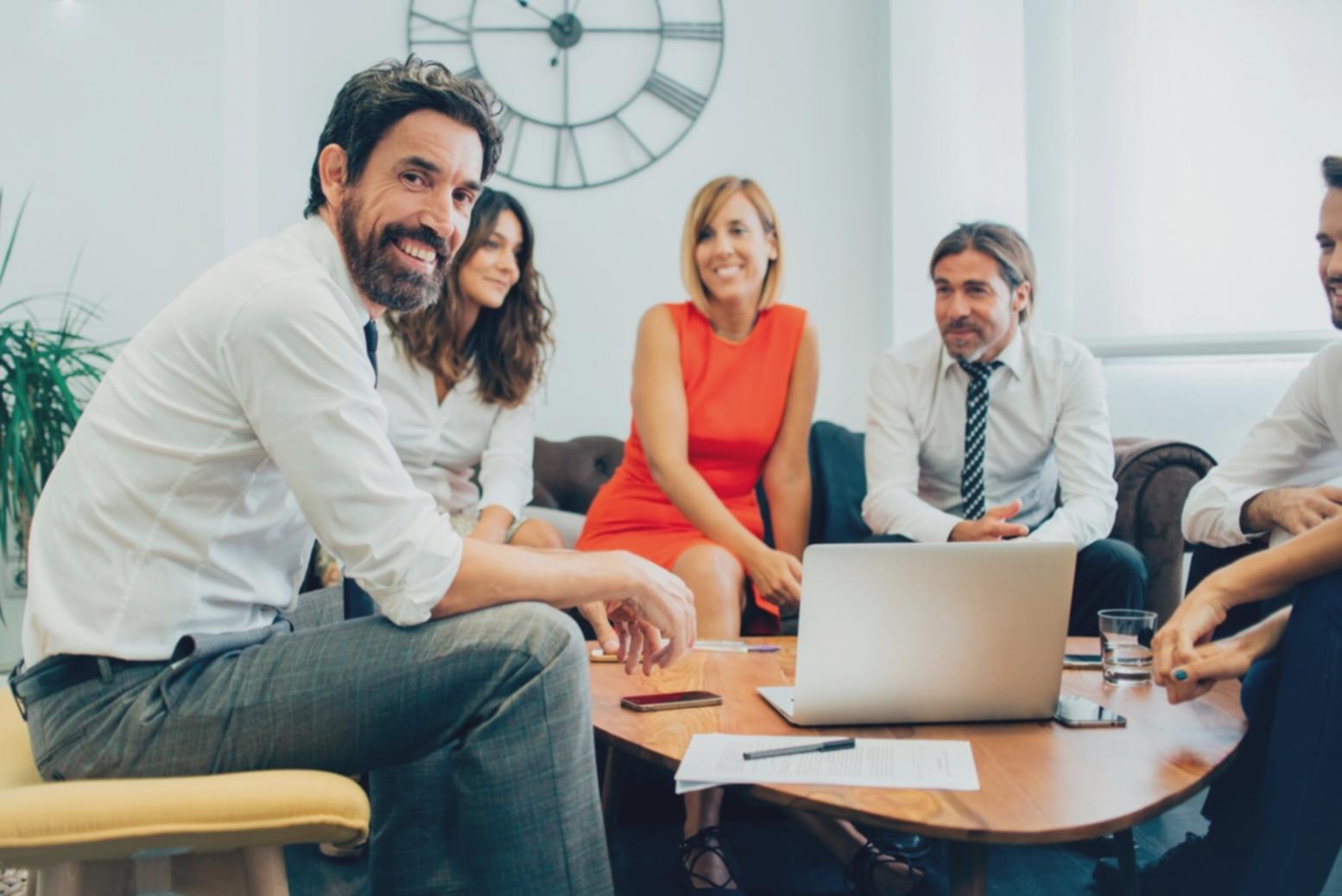 Financial planning workspace with documents and analysis tools